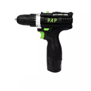 دریل شارژی 12 ولت 2باطری PAP CD1225  