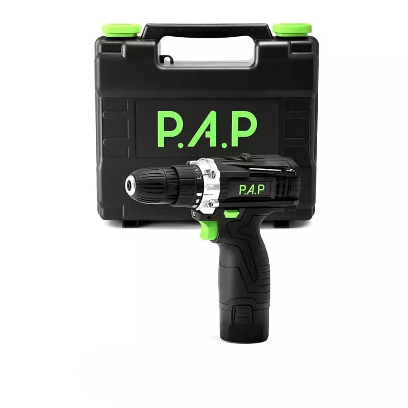 دریل شارژی 12 ولت 2باطری PAP CD1225 - تصویر 4